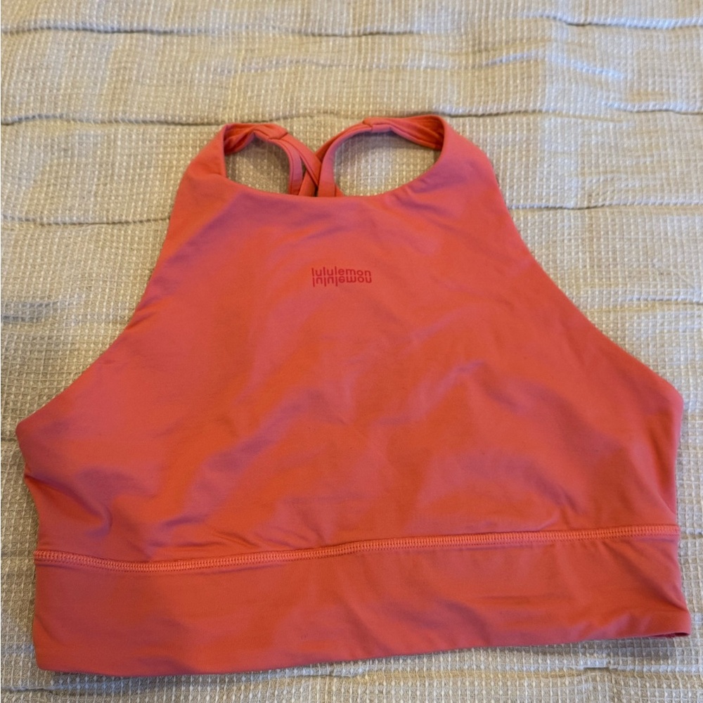 lululemon longline high neck energy bra